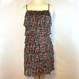 Express Ruffle Dress!!! 🌸 Pretty Flower Print, Great for Spring & Summer!!